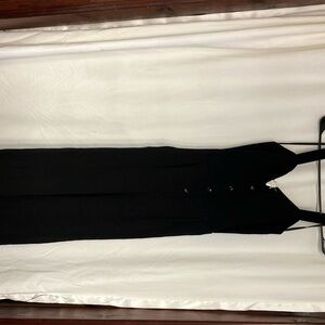 Monteau Black Buttoned jumpsuit